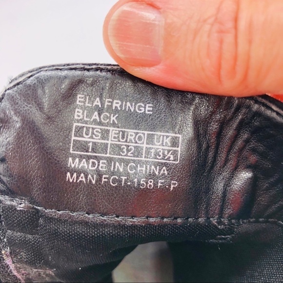 STUART WEITZMAN BIG GIRLS BLACK SUEDE BOOTS SIZE 1 - Picture 9 of 16